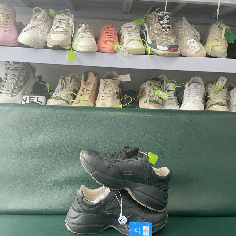 Gucci Gucci Rhyton Colorblock Low-top Casual Sneakers 0079 Size US 6.5 / EU 39-40 - 6 Thumbnail