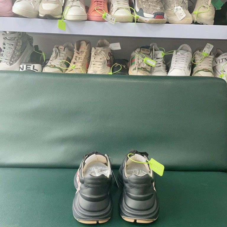 Gucci Gucci Rhyton Colorblock Low-top Casual Sneakers 0079 Size US 6.5 / EU 39-40 - 3 Thumbnail