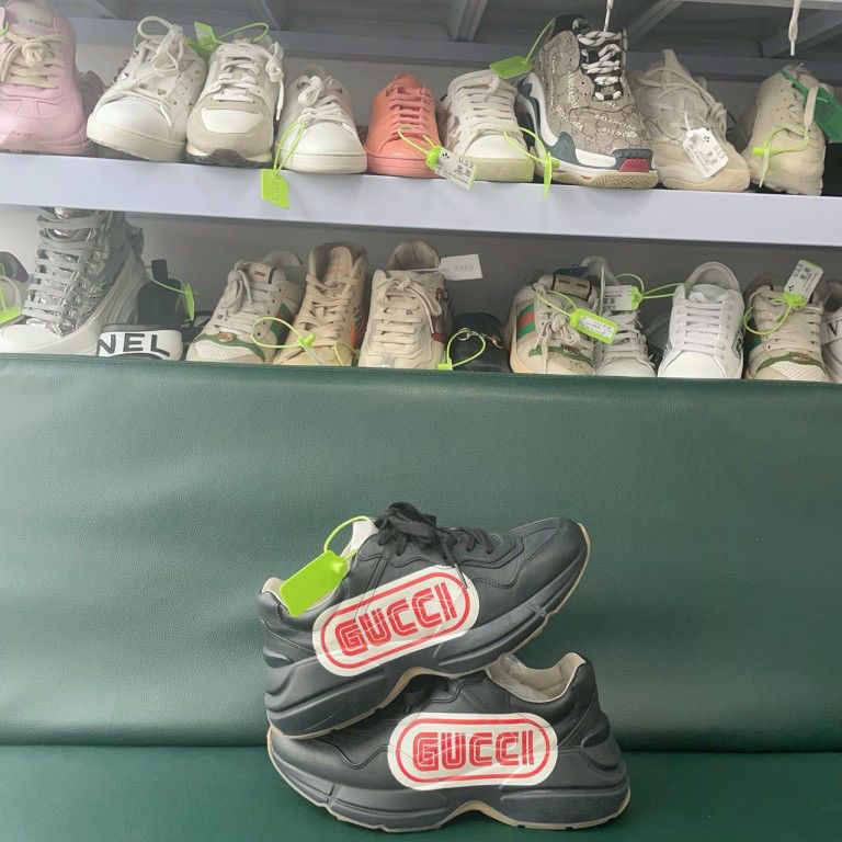 Gucci Gucci Rhyton Colorblock Low-top Casual Sneakers 0079 Size US 6.5 / EU 39-40 - 7 Thumbnail