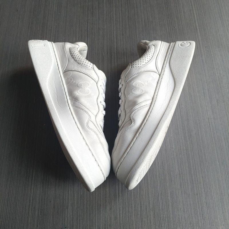 Gucci Gucci GG Print White Casual Sneakers for Men 0079 Size US 9.5 / EU 42-43 - 9 Thumbnail