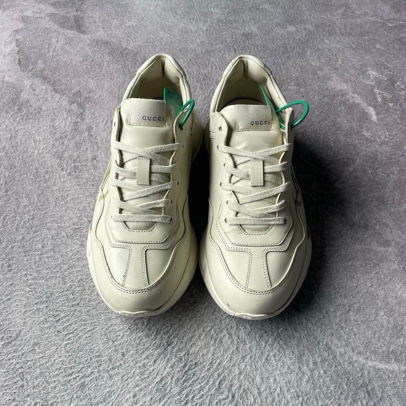 Gucci Gucci Rhyton Logo Low-Top Dad Sneakers for Men 0079 Size US 8.5 / EU 41-42 - 2 Thumbnail