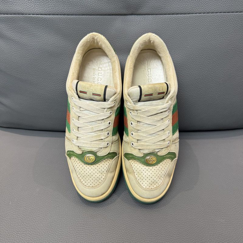 Gucci Gucci Screener Vintage Sneakers in Gray Green 0079 Size US 8.5 / EU 41-42 - 2 Thumbnail