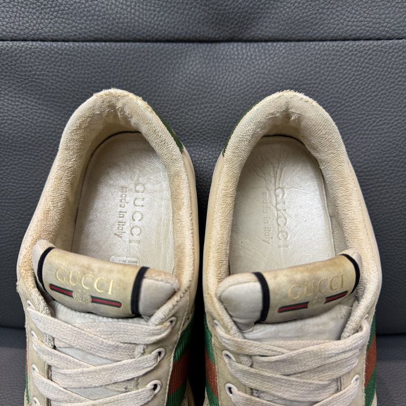 Gucci Gucci Screener Vintage Sneakers in Gray Green 0079 Size US 8.5 / EU 41-42 - 10 Thumbnail