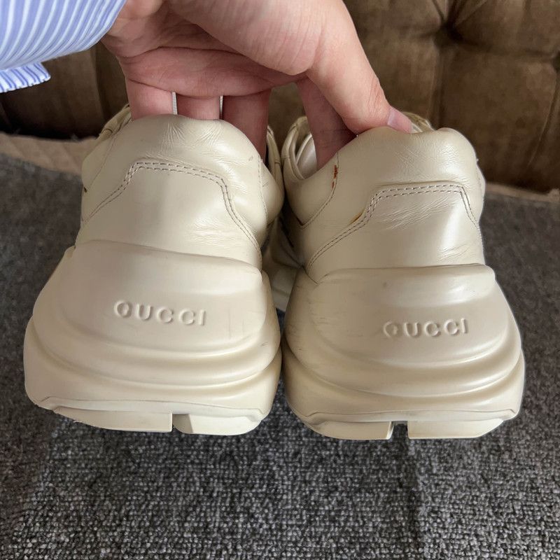 Gucci Gucci Rhyton Logo Low-Top Dad Shoes 0079 Size US 9.5 / EU 42-43 - 7 Thumbnail
