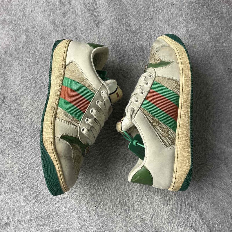 Gucci Gucci Screener Vintage Sneakers in Green 0079 Size US 8.5 / EU 41-42 - 8 Thumbnail