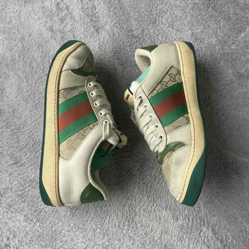 Gucci Gucci Screener Vintage Sneakers in Green 0079 Size US 8.5 / EU 41-42 - 7 Thumbnail