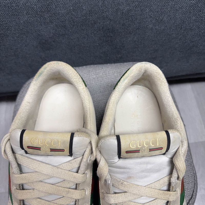 Gucci Gucci Screener Vintage Leather Sneakers for Men 0079 Size US 9.5 / EU 42-43 - 9 Thumbnail