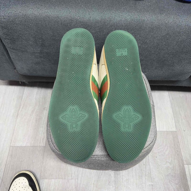 Gucci Gucci Screener Vintage Leather Sneakers for Men 0079 Size US 9.5 / EU 42-43 - 4 Thumbnail