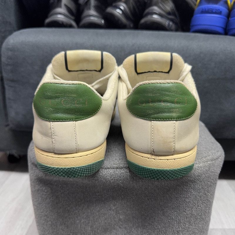 Gucci Gucci Screener Vintage Leather Sneakers for Men 0079 Size US 9.5 / EU 42-43 - 3 Thumbnail