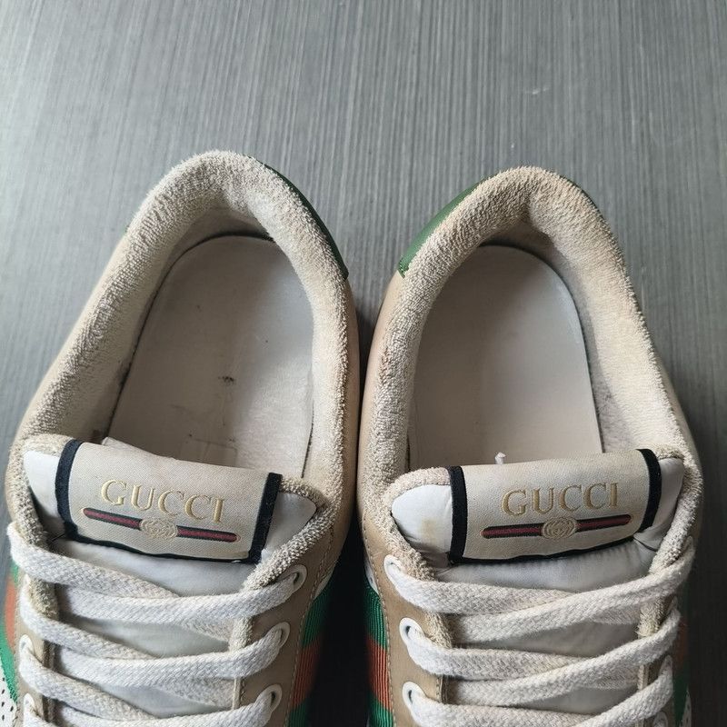 Gucci Gucci Screener Leather Fashion Sneakers for Men 0079 Size US 8 / EU 41 - 11 Thumbnail