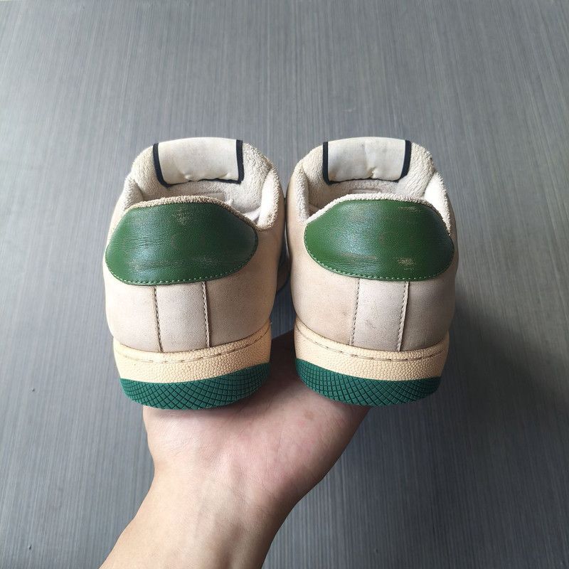 Gucci Gucci Screener Leather Fashion Sneakers for Men 0079 Size US 8 / EU 41 - 3 Thumbnail