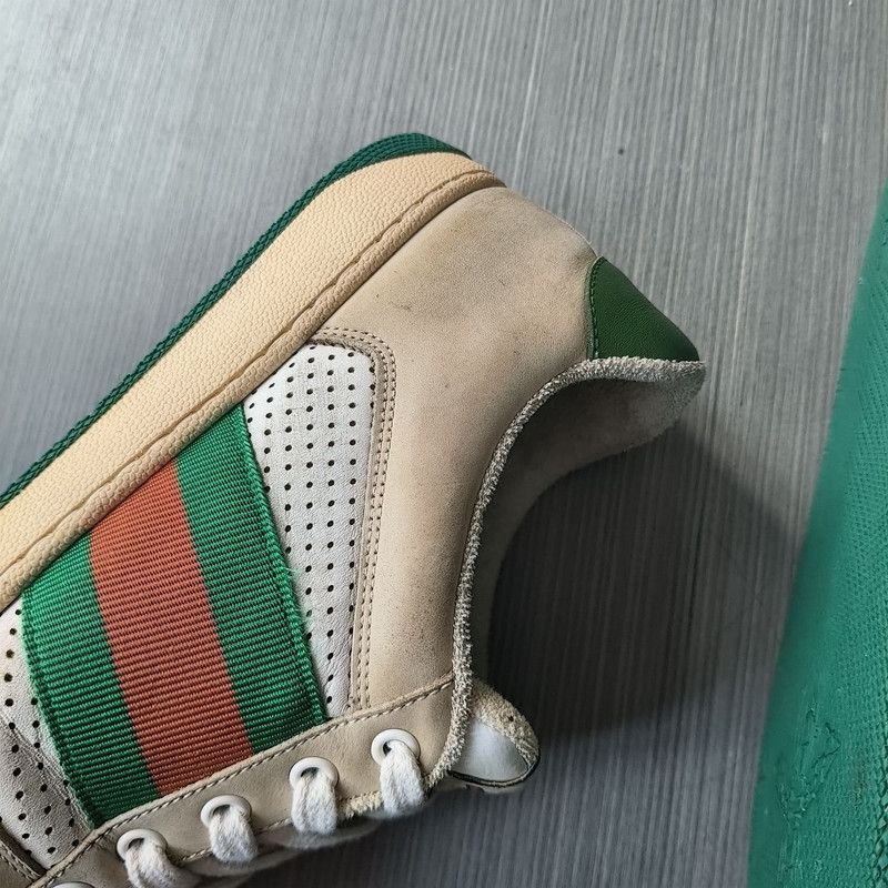 Gucci Gucci Screener Leather Fashion Sneakers for Men 0079 Size US 8 / EU 41 - 6 Thumbnail