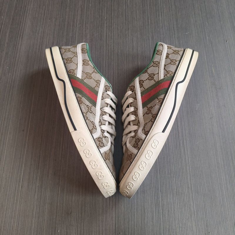 Gucci Gucci Tennis 1977 Casual Sneakers for Men 0079 Size US 10.5 / EU 43-44 - 9 Thumbnail