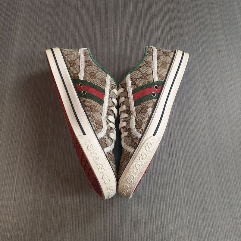 Gucci Gucci Tennis 1977 Casual Sneakers for Men 0079 Size US 10.5 / EU 43-44 - 8 Thumbnail