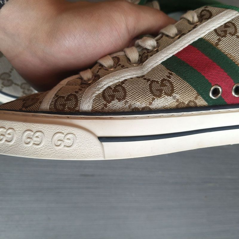 Gucci Gucci Tennis 1977 Casual Sneakers for Men 0079 Size US 10.5 / EU 43-44 - 6 Thumbnail
