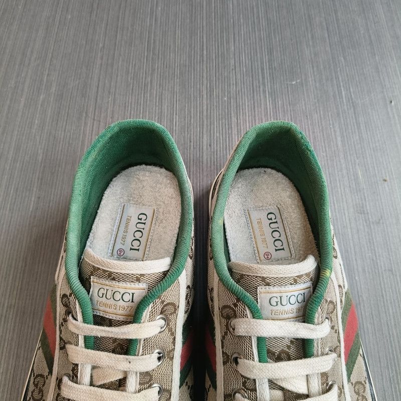 Gucci Gucci Tennis 1977 Casual Sneakers for Men 0079 Size US 10.5 / EU 43-44 - 10 Thumbnail