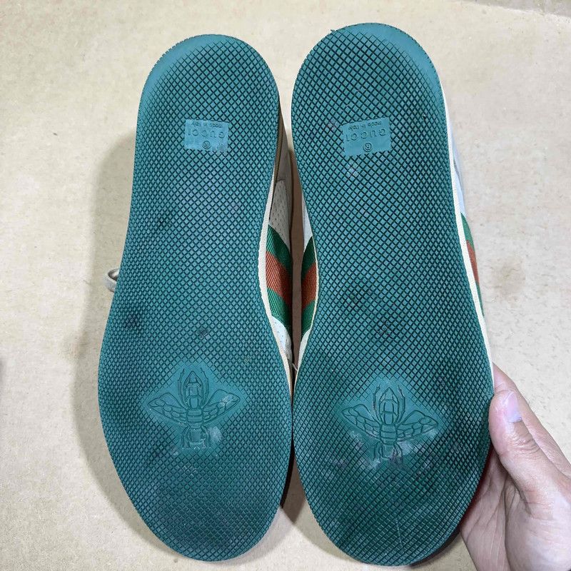 Gucci Gucci Screener Vintage Sneakers in Gray Green 0079 Size US 10.5 / EU 43-44 - 4 Thumbnail