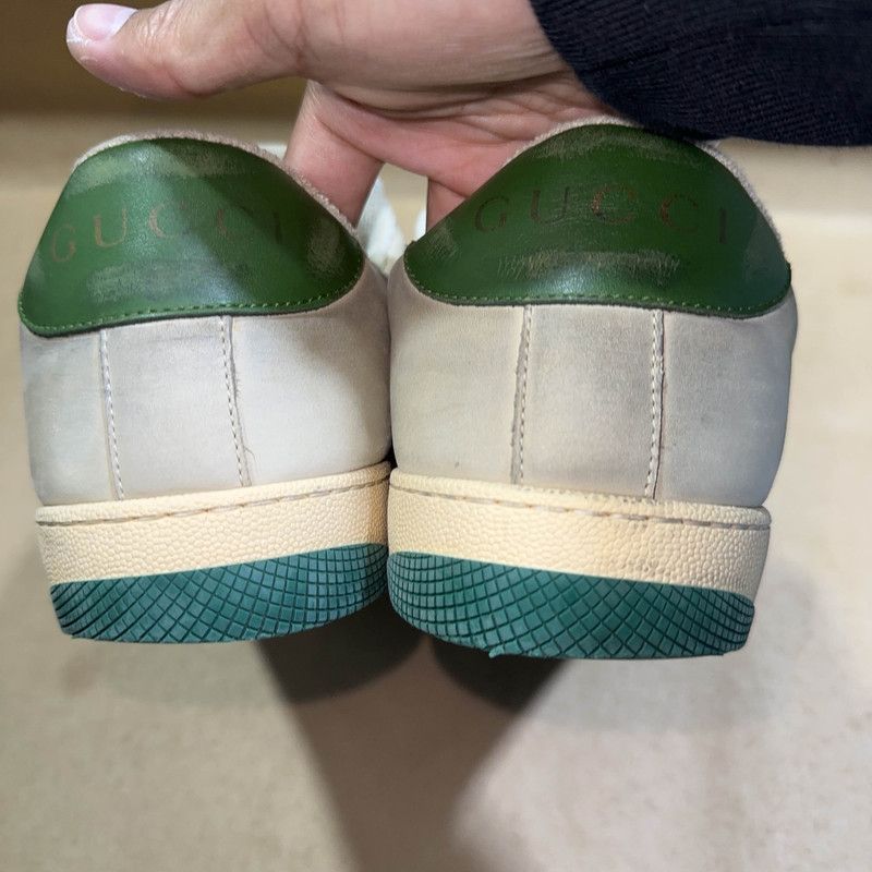 Gucci Gucci Screener Vintage Sneakers in Gray Green 0079 Size US 10.5 / EU 43-44 - 6 Thumbnail