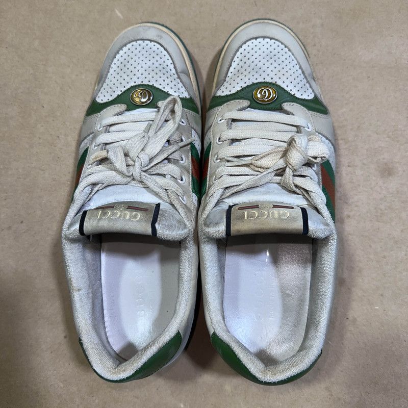 Gucci Gucci Screener Vintage Sneakers in Gray Green 0079 Size US 10.5 / EU 43-44 - 8 Thumbnail