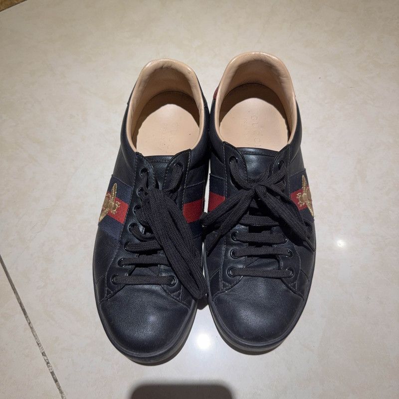 Gucci Gucci Ace Bee Embroidered Fashion Sneakers 0079 Size US 8.5 / EU 41-42 - 2 Thumbnail