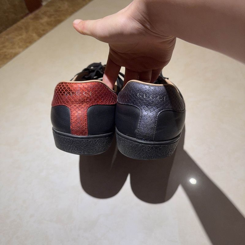 Gucci Gucci Ace Bee Embroidered Fashion Sneakers 0079 Size US 8.5 / EU 41-42 - 3 Thumbnail