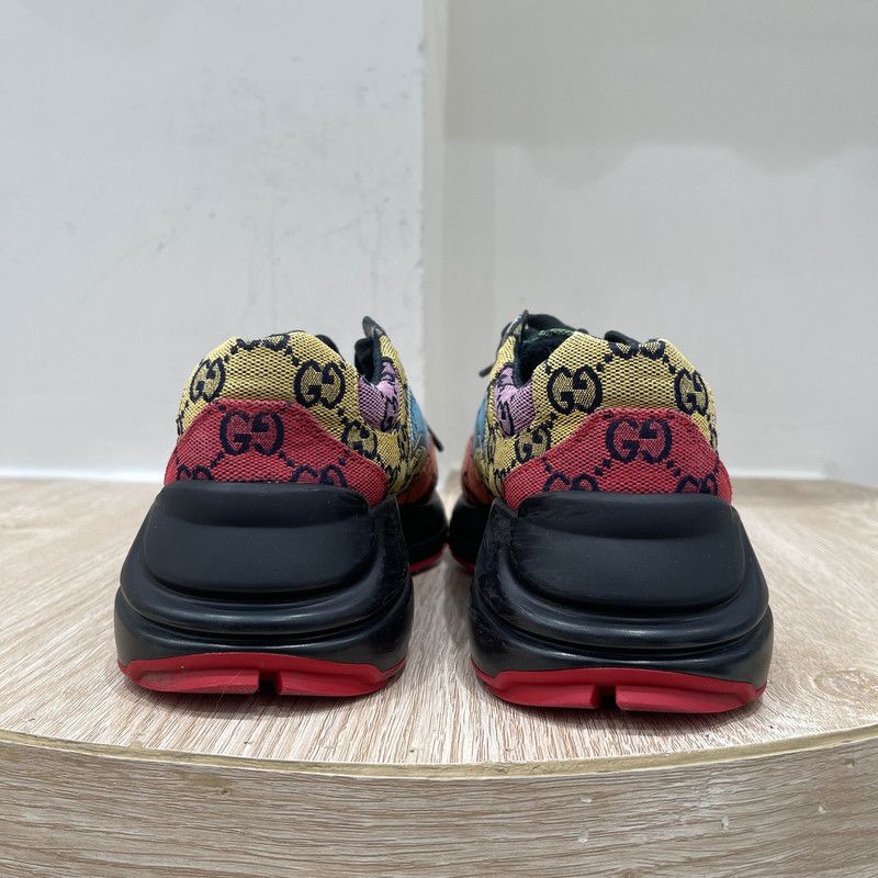 Gucci Gucci Rhyton Canvas Vintage Low-Top Sneakers 0079 Size US 5.5 / EU 38 - 3 Thumbnail
