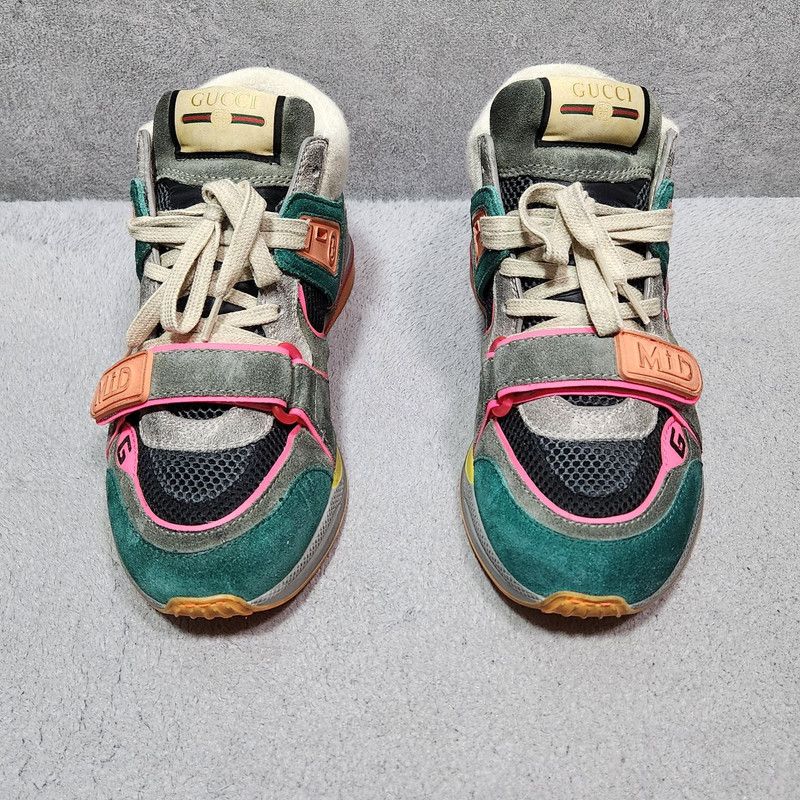 Gucci Gucci Ultrapace Suede Sneakers for Men 0079 Size US 6.5 / EU 39-40 - 2 Thumbnail