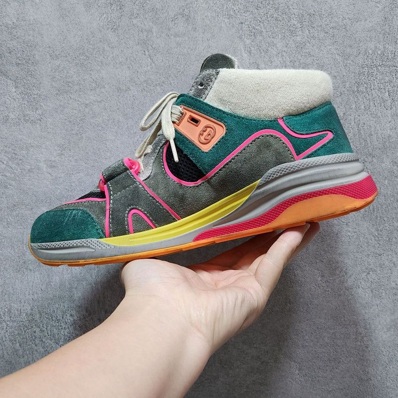 Gucci Gucci Ultrapace Suede Sneakers for Men 0079 Size US 6.5 / EU 39-40 - 7 Thumbnail
