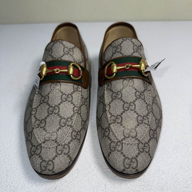 Gucci Gucci Leather Horsebit Loafers for Men 0079 Size US 8 / EU 41 - 2 Thumbnail