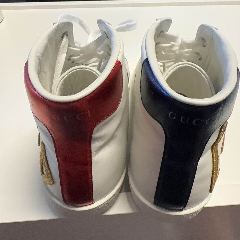 Gucci Gucci Ace Series High-Top Sneakers in White 0079 Size US 10.5 / EU 43-44 - 3 Thumbnail