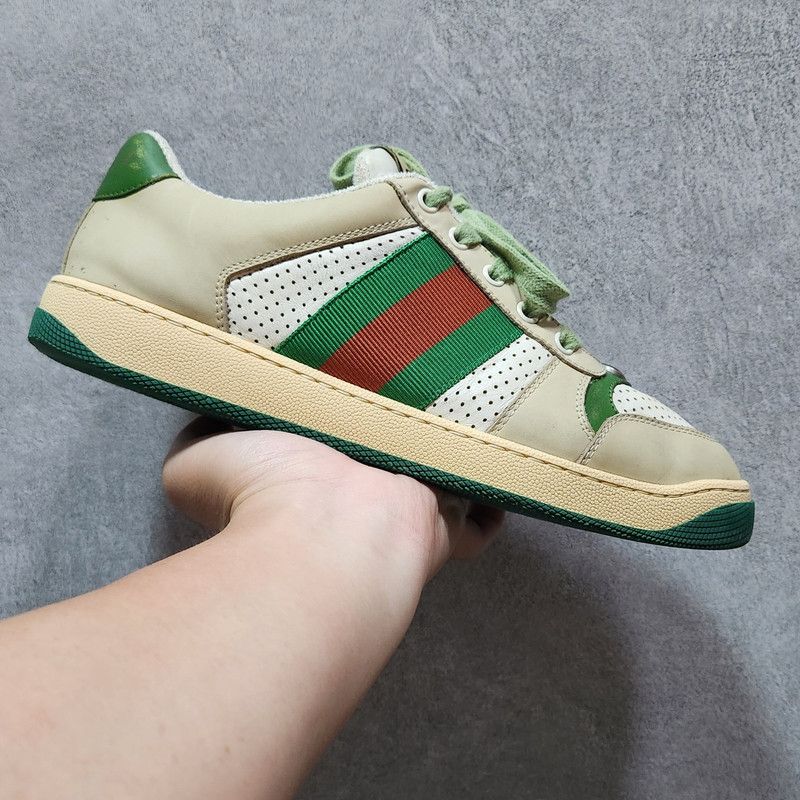 Gucci Gucci Screener Vintage Leather Sneakers for Men 0079 Size US 7 / EU 40 - 7 Thumbnail