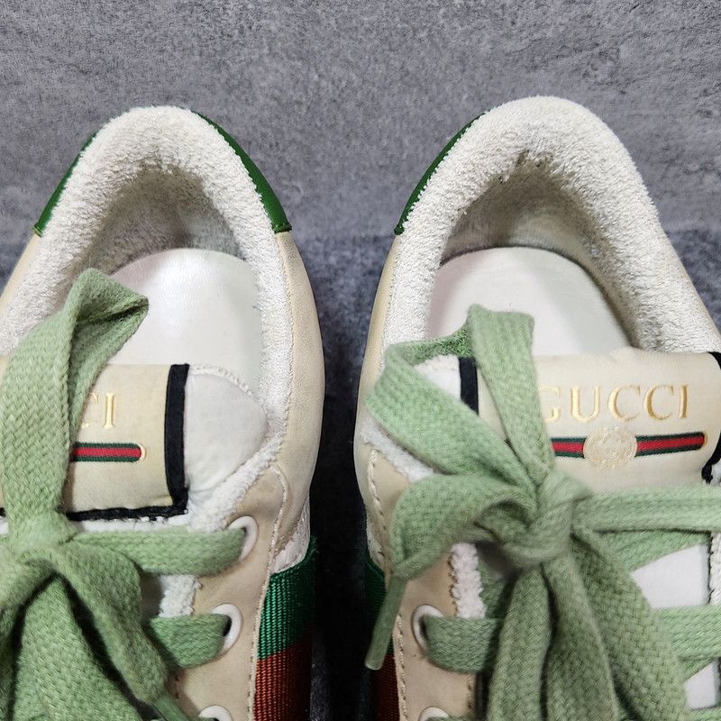 Gucci Gucci Screener Vintage Leather Sneakers for Men 0079 Size US 7 / EU 40 - 11 Thumbnail