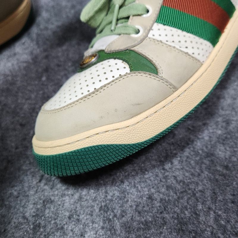 Gucci Gucci Screener Vintage Leather Sneakers for Men 0079 Size US 7 / EU 40 - 6 Thumbnail