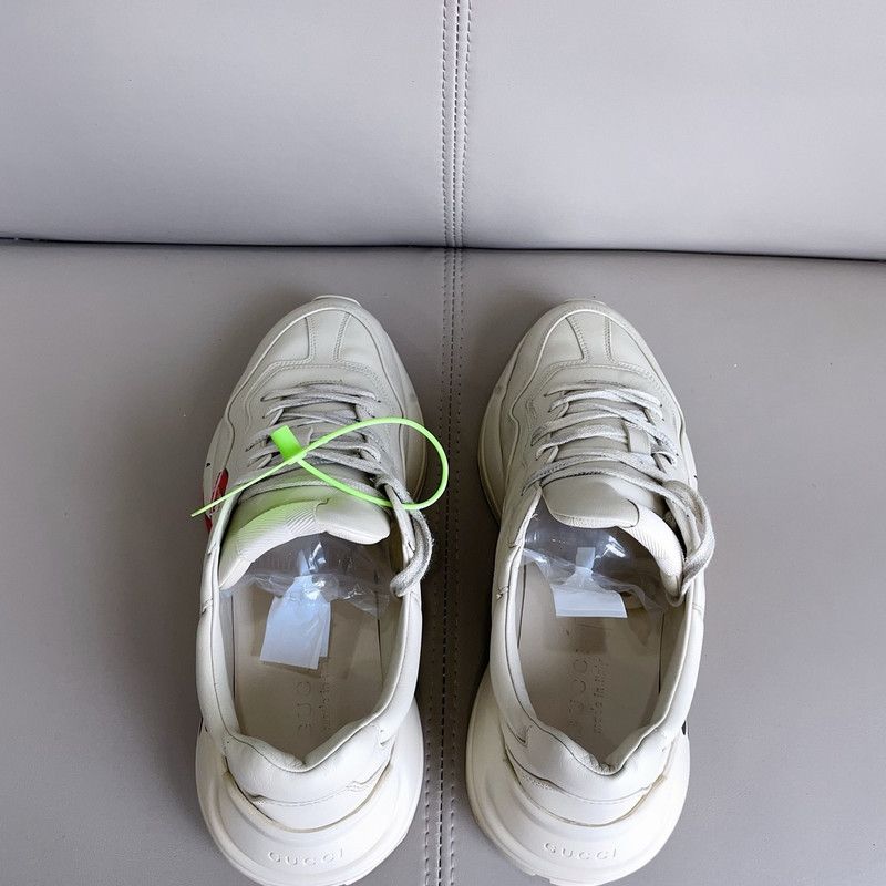 Gucci Gucci Rhyton Leather Lip Print Low-Top Sneakers 0079 Size US 8 / EU 41 - 6 Thumbnail