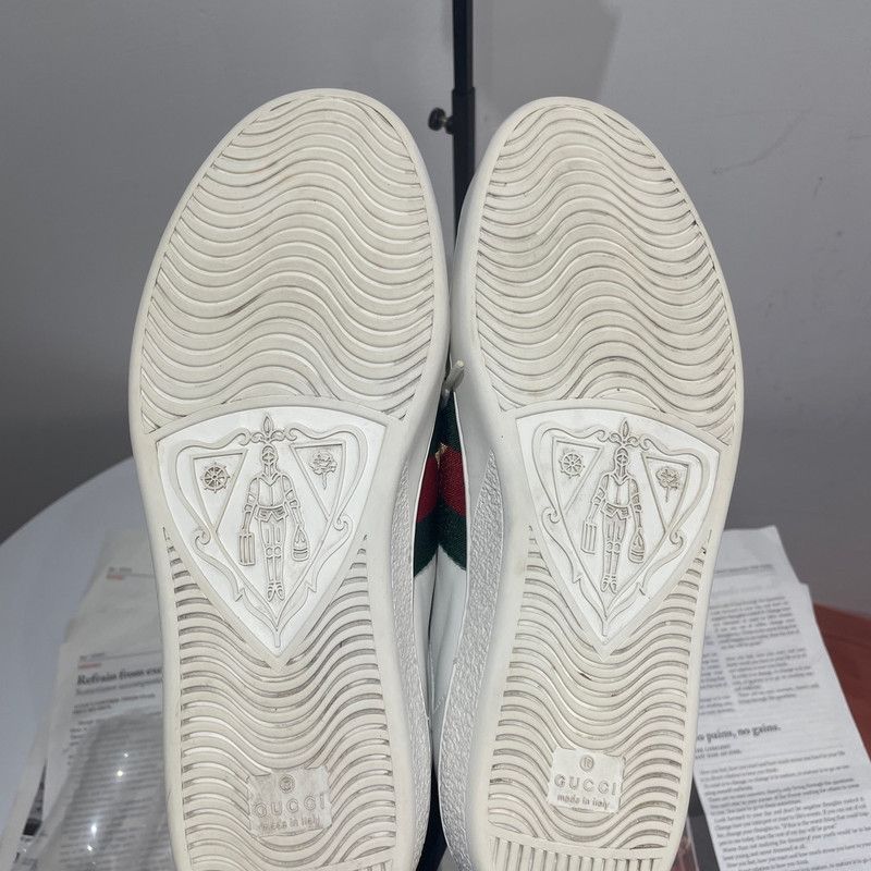 Gucci Gucci Ace Leather Sneakers for Men 0079 Size US 8 / EU 41 - 6 Thumbnail