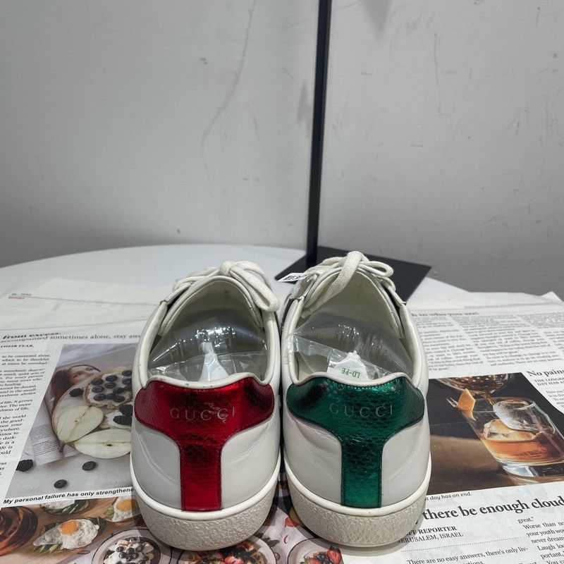 Gucci Gucci Ace Leather Sneakers for Men 0079 Size US 8 / EU 41 - 3 Thumbnail