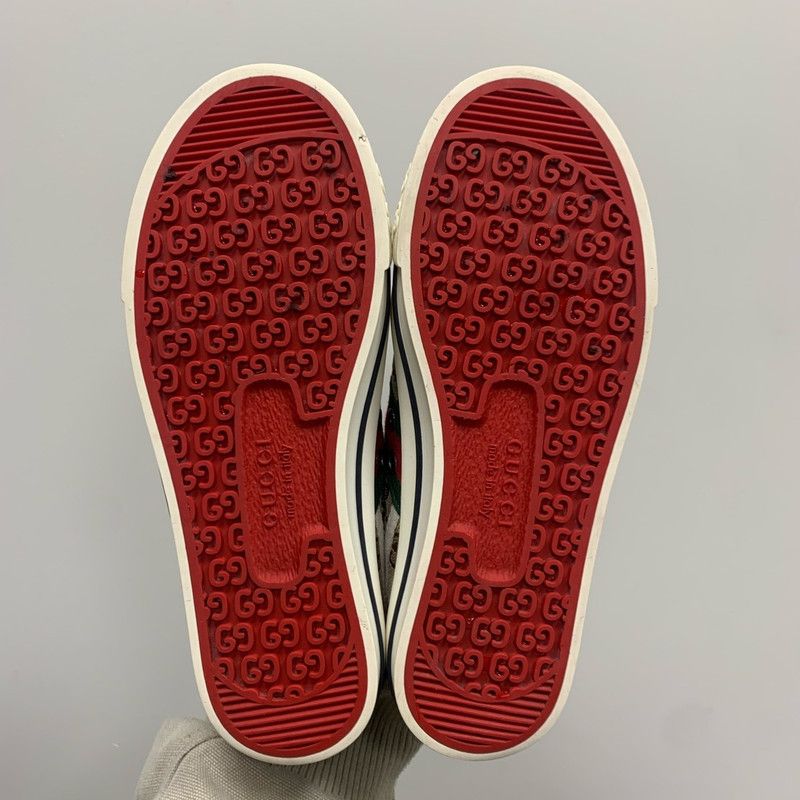 Gucci Gucci Tennis 1977 Canvas Low-Top Sneakers 0079 Size US 6.5 / EU 39-40 - 4 Thumbnail