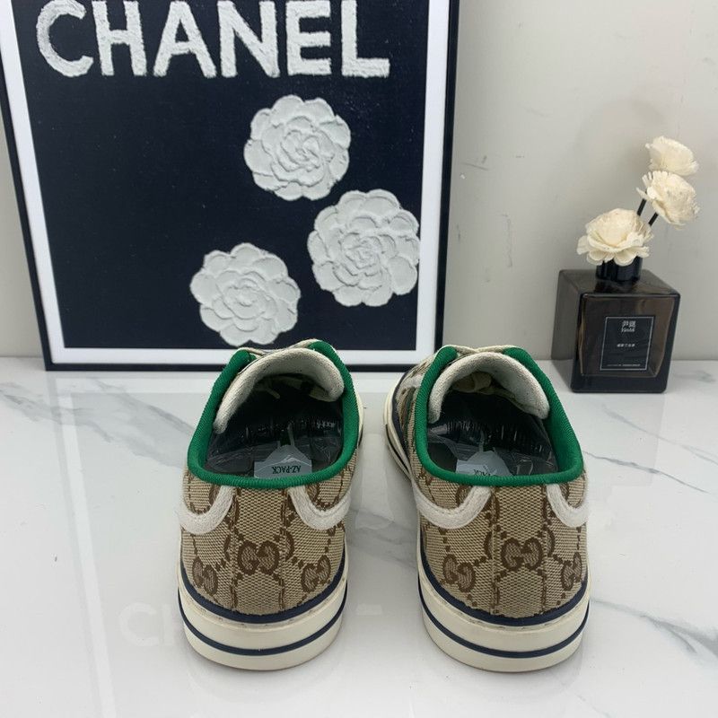 Gucci Gucci Tennis 1977 Canvas Low-Top Sneakers 0079 Size US 6.5 / EU 39-40 - 3 Thumbnail