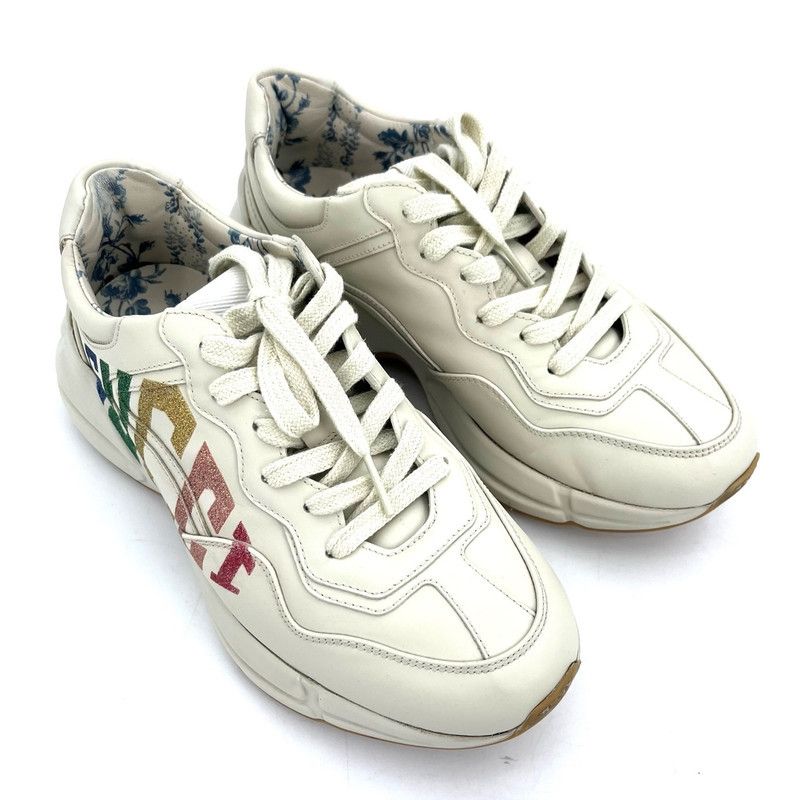 Gucci Gucci Beige Dad Sneakers for Everyday Comfort 0079 Size US 6.5 / EU 39-40 - 3 Thumbnail