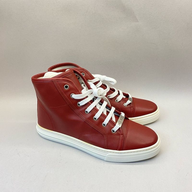 Gucci Gucci High-Top Sneakers in Red 0079 Size US 7.5 / EU 40-41 - 7 Thumbnail