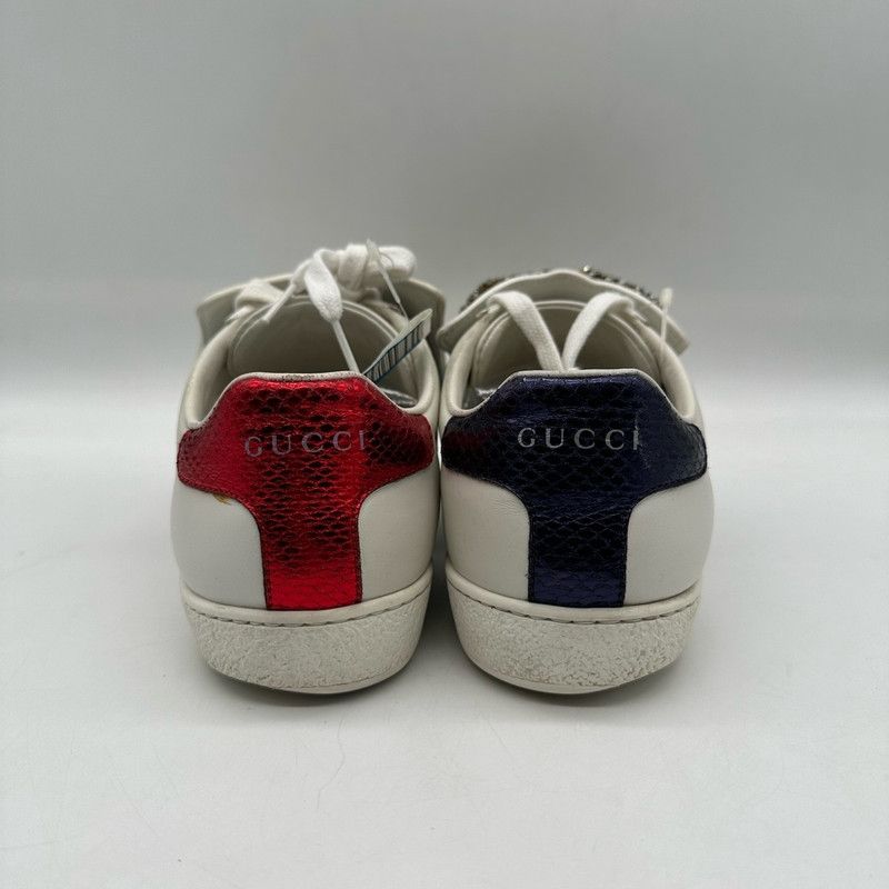 Gucci Gucci White Tiger Slip-On Casual Sneakers 0079 Size US 5.5 / EU 38 - 3 Thumbnail
