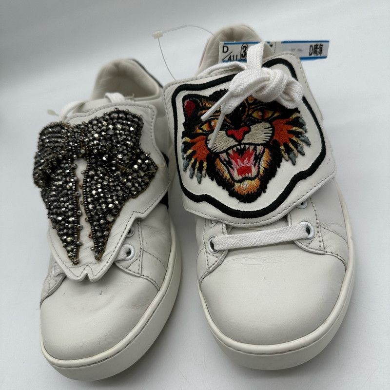 Gucci Gucci White Tiger Slip-On Casual Sneakers 0079 Size US 5.5 / EU 38 - 12 Thumbnail