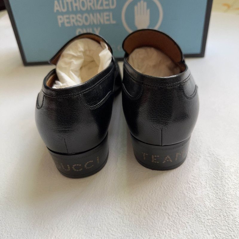 Gucci Gucci Stylish Leather Casual Loafers 0079 Size US 8 / EU 41 - 3 Thumbnail