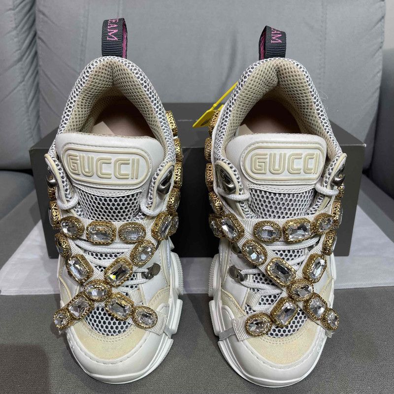 Gucci Gucci Flashtrek Strap Crystal Dad Shoes 0079 Size US 6.5 / EU 39-40 - 2 Thumbnail