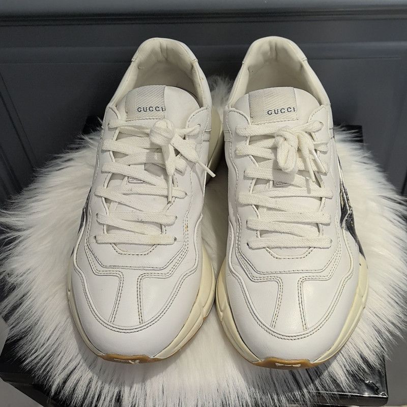 Gucci Gucci Rhyton Tiger Print Low-Top Sneakers 0079 Size US 8 / EU 41 - 2 Thumbnail