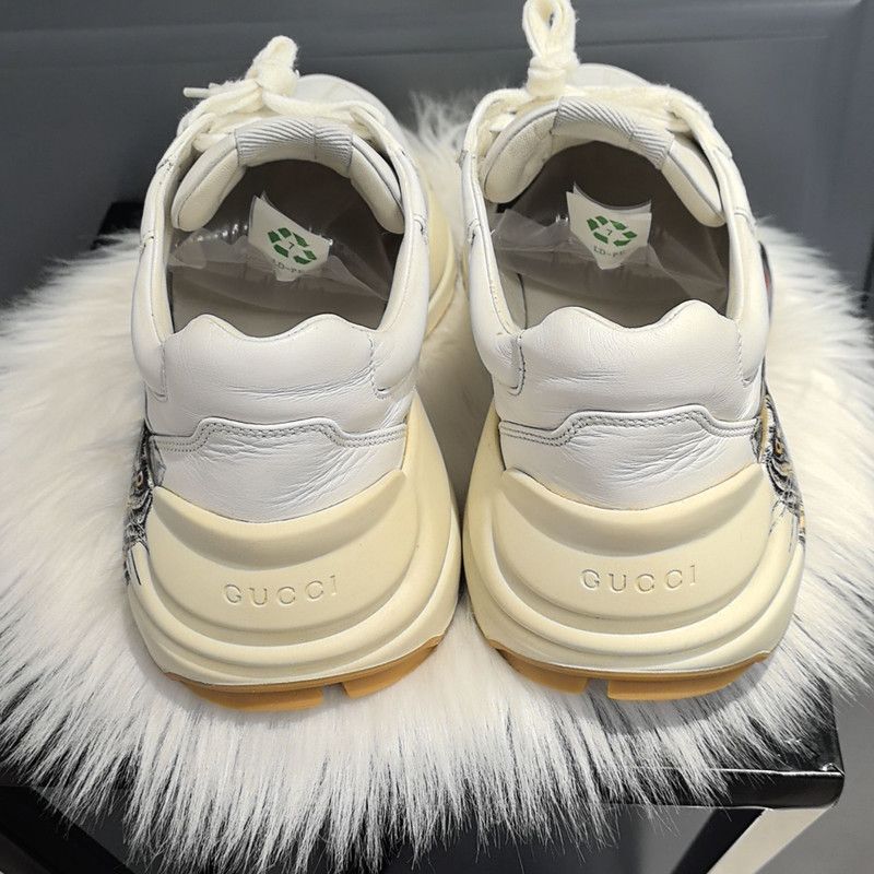 Gucci Gucci Rhyton Tiger Print Low-Top Sneakers 0079 Size US 8 / EU 41 - 3 Thumbnail
