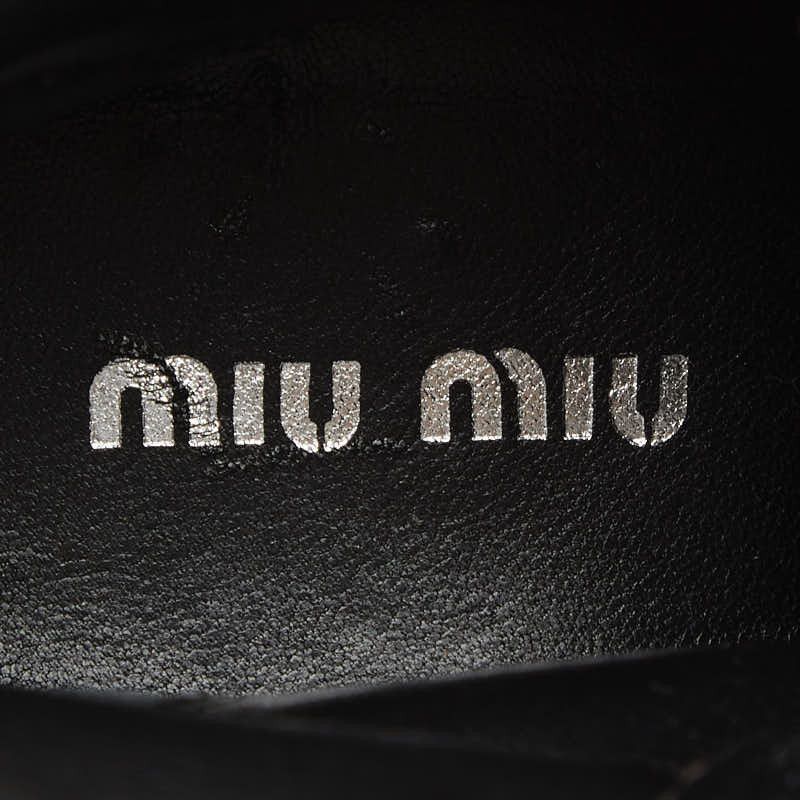 Miu Miu Miu Miu Miu Miu Leather Boots Leather Shoes Size ONE SIZE - 6 Thumbnail