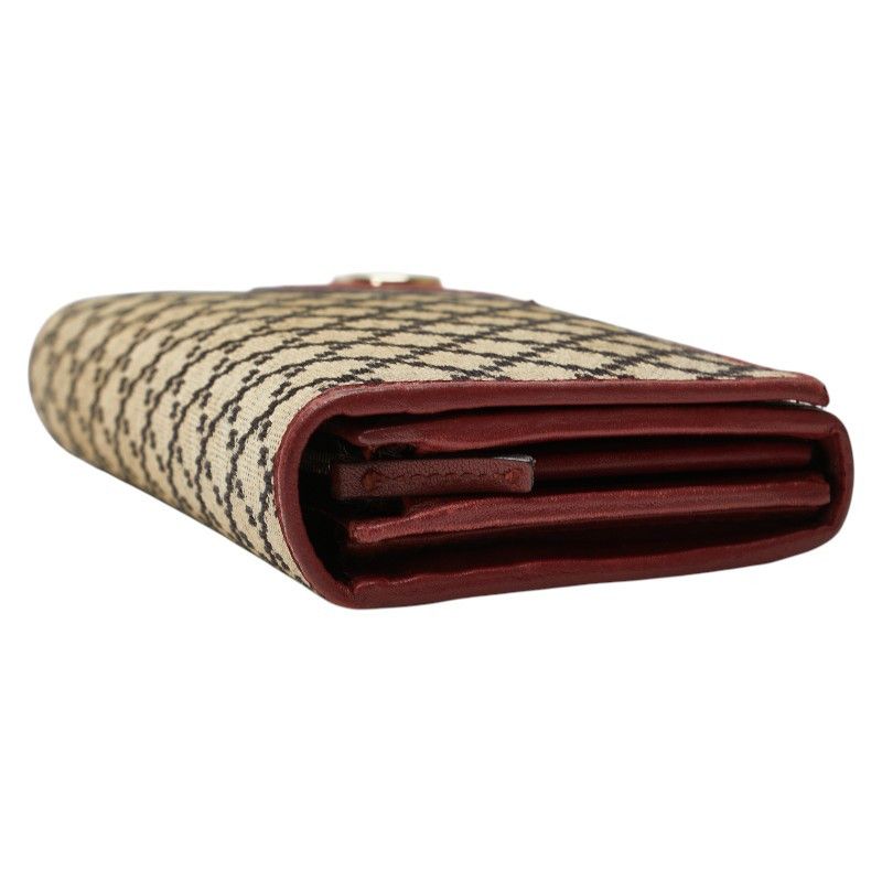 Gucci Gucci Gucci Diamante Interlocking Canvas Leather Long Wallet Canvas Long Wallet 204836 Size ONE SIZE - 4 Thumbnail