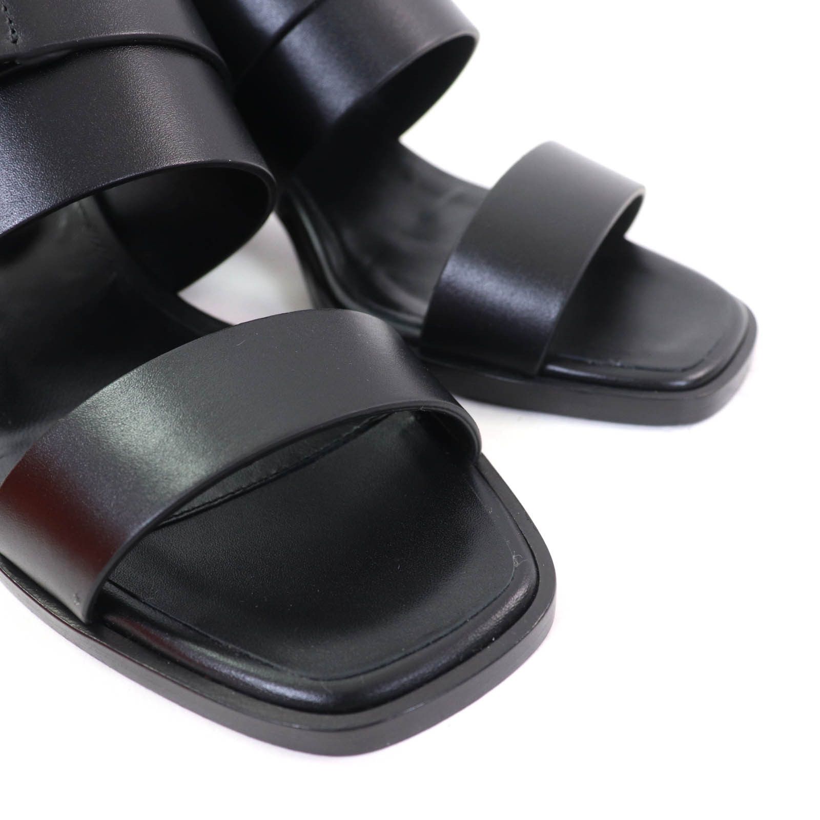 Hermes Hermes Glennan Metal Leather Sandals Leather Shoes DUTY FREE for USA