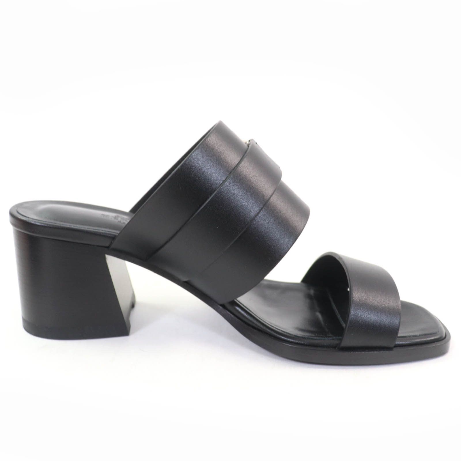 Hermes Hermes Glennan Metal Leather Sandals Leather Shoes DUTY FREE for USA